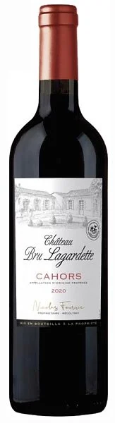 Вино Chateau Bru Lagardette Cahors AOP  2022  750 мл