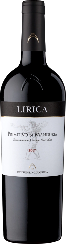 Вино Produttori di manduria Lirica Примитиво ди Мандурия Лирика  2020 750 мл