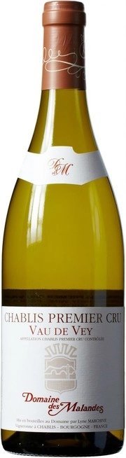 Вино Domaine des Malandes Chablis Premier Cru  Vau de Vey    2022 750 мл