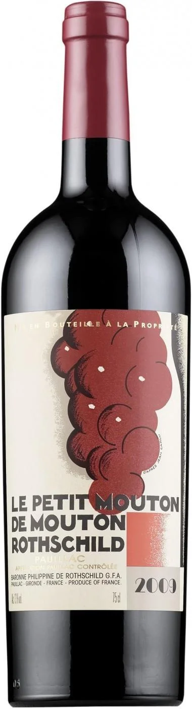 Вино Le Petit Mouton De Mouton Rothschild 2009 Ле Пти Мутон де Мутон Ротшильд, 2009 750 мл