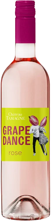 Вино  Chateau Tamagne Grape Dance Blanc  Шато Тамань Грэйп Дэнс  розовое полусухое  750 мл