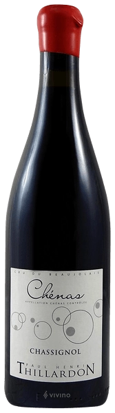 Вино  Domaine Thillardon Chassignol Chénas   Домен Тиллардон  Шассиньоль  2021  750 мл  11,5%