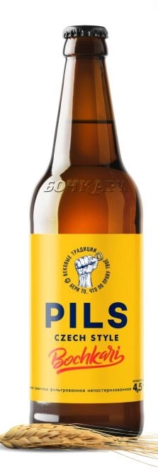 Пиво Бочкари  Pils  Пиллс   500 мл