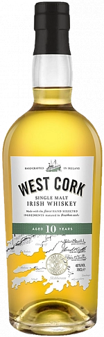 Виски   West Cork 10 YO Single Malt  700 мл