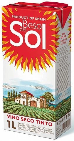 Вино Beso del Sol Tinto  1000 мл