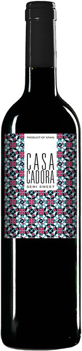 Вино  Casa Cadora  Red Semi-Sweet  Каса Кадора  красное полусладкое   750 мл