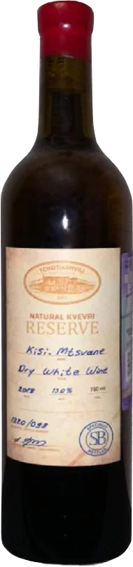 Вино Tchotiashvili Natural Kvevri Reserve  Kisi - Mtsvane  750 мл