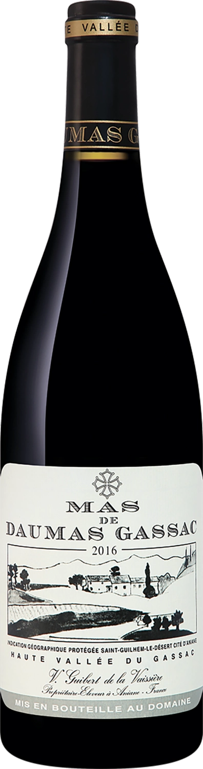 Вино Mas De Daumas Gassac Rouge  Saint-Guilhem-le-Dessert IGP  2016  750 мл