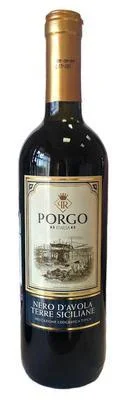 Вино Porgo Nero D`Avola,  "Порго Италия Неро д'Авола", крас.п/сух 13%, регион Сицилия
