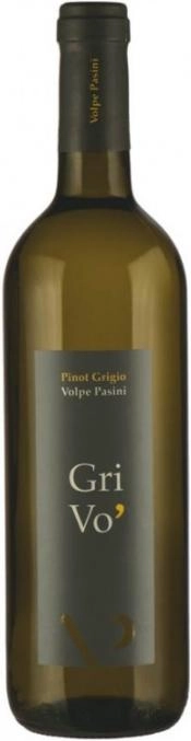 Вино Volpe Pasini Grivo Pinot Grigio Colli Orientali del Friuli DOC Вольпе Пазини Гриво Пино Гриджо 2019 375 мл