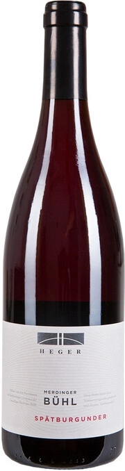 Вино Weinhaus Heger Spatburgunder Merdinger Buhl Д-р Хегер Шпетбургундер Мердингер Буль 2017 750 мл  13%