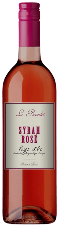 Вино  Le Picoulet  Syrah Rose  2020 750 мл  12,5 %
