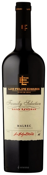 Вино Luis Felipe Edwards Family Selection Gran Reserva Malbec  2022  750 мл