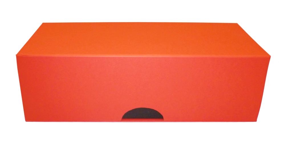 Коробка на 1 бутылку Gift box for 1 bottle  orange Коробка на 1 бут оранжевый  14.3x11.2x37.8 см