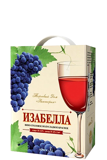 Вино Виктория ТД Изабелла 3000 мл