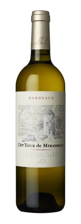 Вино Tour de Mirambeau Bordeaux AOC  ШАТО ТУР ДЕ МИРАМБУ БОРДО AOC БЕЛОЕ СУХОЕ 750 мл