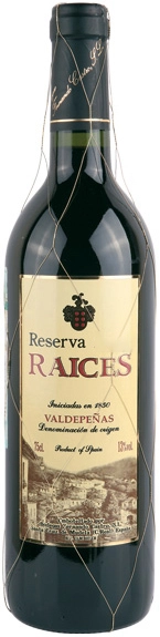 Вино Raices Reserva, Valdepenas DO, Bodegas Fernardo Castro Райсес Резерва, Вальдепеньяс DO, Бодегас Фернандо Кастро 2021 750 мл