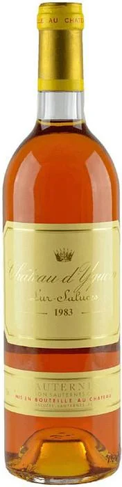 Вино Chateau d'Yquem, Sauternes AOC 1-er Grand Cru Superieu Шато д'Икем 1983  750 мл