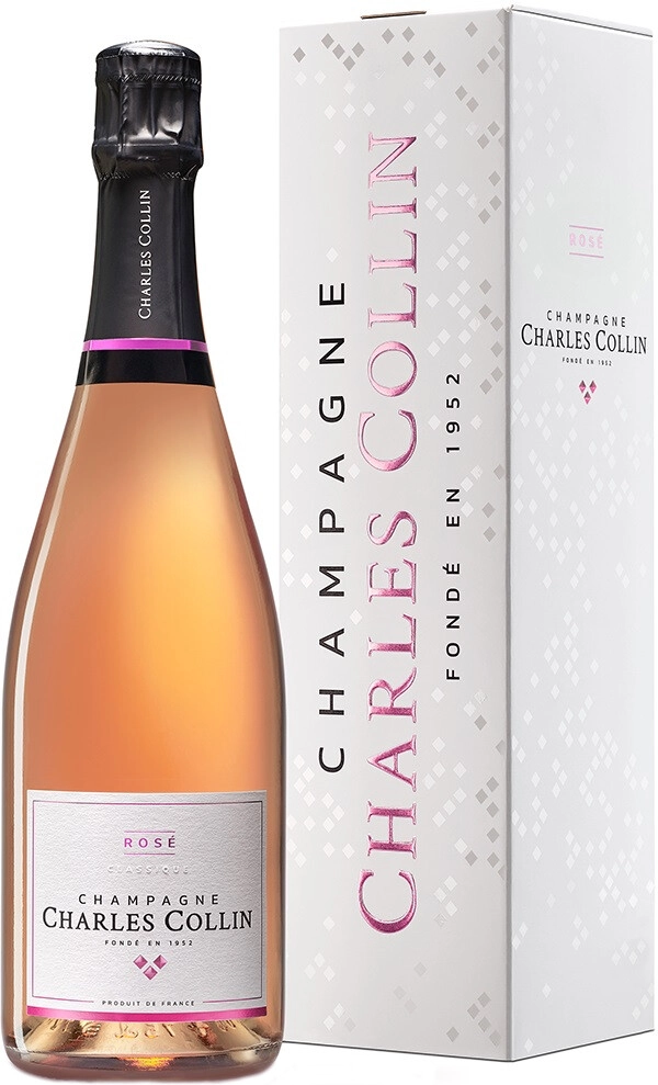 Шампанское   Charles Collin  Brut  Rose  gift box 750 мл