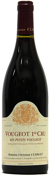 Вино Domaine Christian Clerget Vougeot 1-er Cru Les Petits Vougeot   2013  750 мл  13,5%