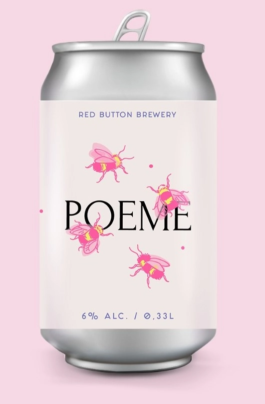 Пиво  Red ButtonPoeme  Рэд Баттон Поэма   ж/б  330 мл