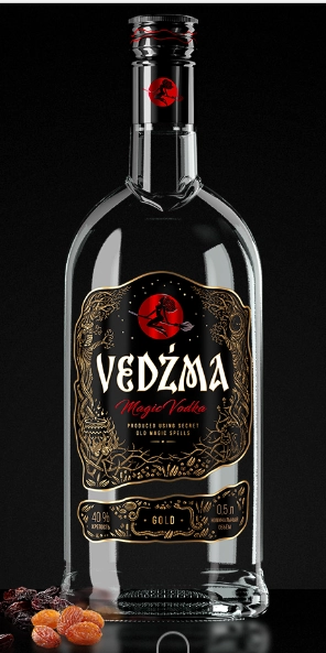 Водка  Ведьма   Золотая  500 мл