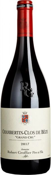 Вино Domaine Robert Groffier Pere & Fils Chambertin-Clos de Beze Grand Cru AOC  2017 750 мл 13,5%
