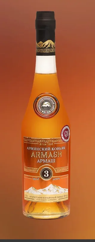 Коньяк АРМАШ 3-летний 500 мл 40%