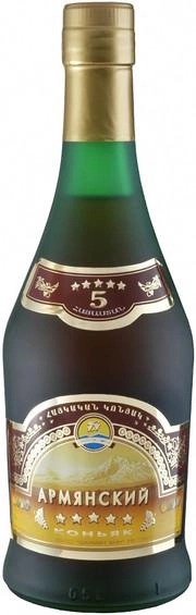 Коньяк Armenian 5 Stars 500 мл