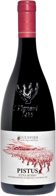 Вино I Custodi Pistus Etna Rosso DOC  2020 750 мл