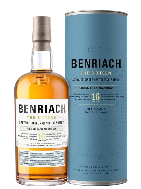 Виски Benriach 16 years old In Tube Бенриах 16 лет выдержки в тубе 700 мл
