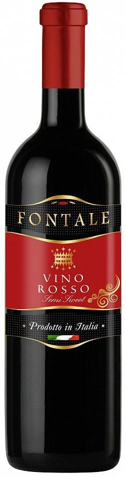 Вино Fontale Rosso Semidulce  750 мл
