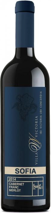 Вино Вилла Виктория София Семигорье  красное 2015   750 л