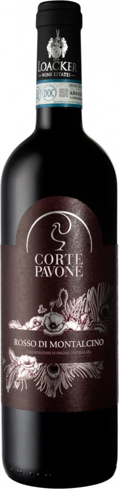 Вино LOACKER CORTE PAVONE ROSSO DI MONTALCINO 2019 750 мл  14%