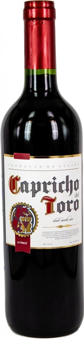 Вино Capricho del Toro red semi dry 750 мл