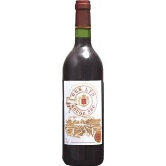 Вино De Lys semi-sweet Де Лис полусладкое красное 750 мл