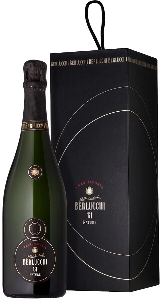 Игристое вино Guido Berlucchi 61 Nature Franciacorta gift box  750 мл