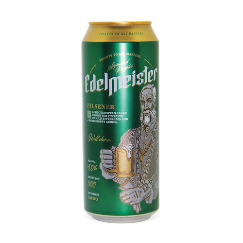 Пиво Edelmeister Pilsener ж/б 500 мл