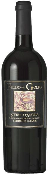 Вино красное полусухое"Feudo Del Golfo" Nero d’Avola,  "Феудо Дель Гольфо" Неро д'Авола 2018 750 мл