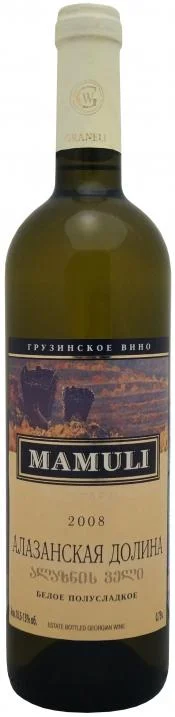Вино Гранели   Алазанская Долина Мамули (полусладкое) 2008 750 мл