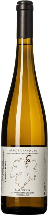 Вино Laurent Barth Gewurztraminer Alsace Grand Cru  Marckrain  AOC  Лоран Барт Гевюрцтраминер Эльзас Гран Крю Маркрайн  2019 750 мл 12%