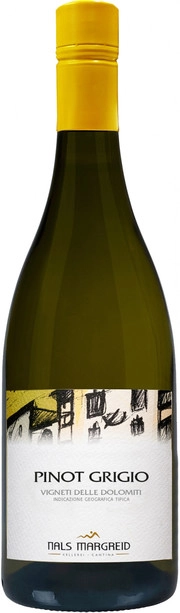 Вино Nals-Margreid Pinot Grigio Vigneti delle Dolomiti Нальс-Маргрейд Пино Гриджио Виньети делле Доломити 2020 750 мл