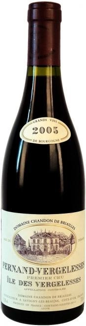 Вино Domaine Chandon de Briailles Pernand-Vergelesses Rouge Premier Cru  Ile de Vergelesses AOC   2017  750 мл