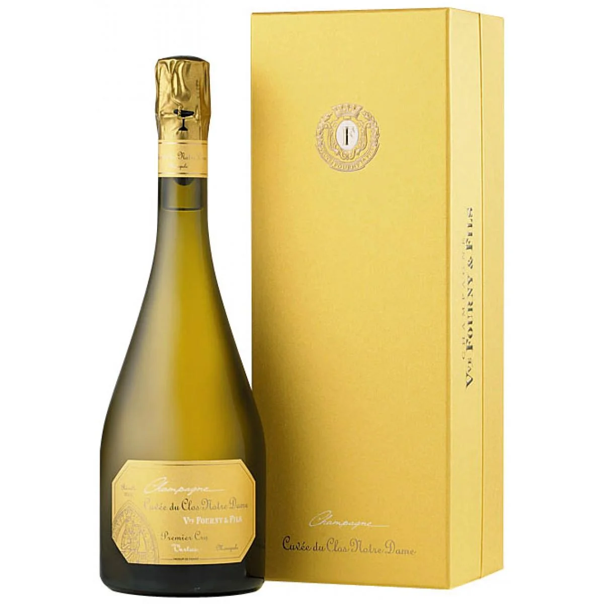 Шампанское Veuve Fourny & Fils Cuvée du Clos Notre-Dame Brut 1er Cru in gift box Вёв Фурни э Фис Кюве дю Кло Нотр-Дам Брют Премьер Крю в подарочной упаковке 2006 750 мл