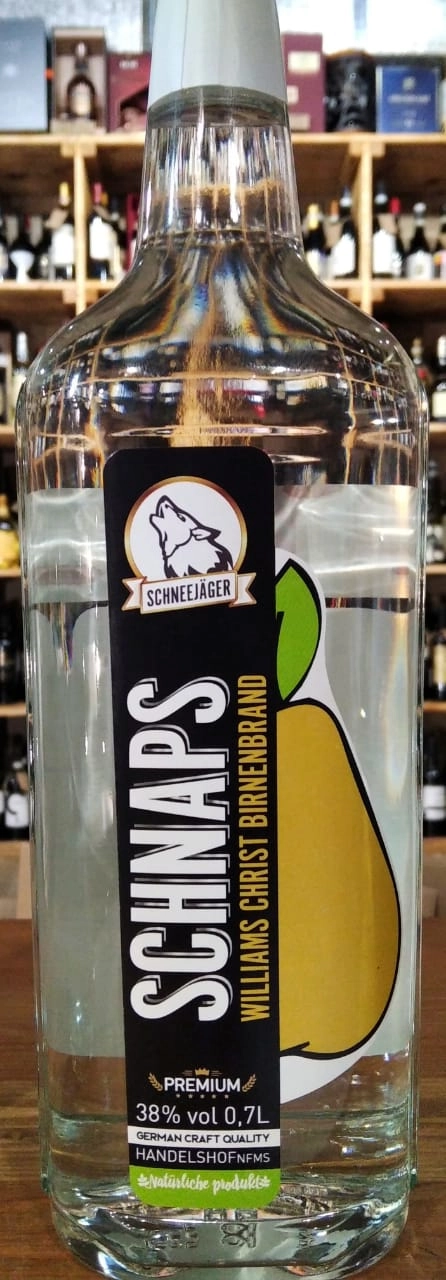 Шнапс Schnee Jager Schnaps Birnenbrand Williams Christ Шнее Егер шнапс Груша Вильямс Крист 700 мл