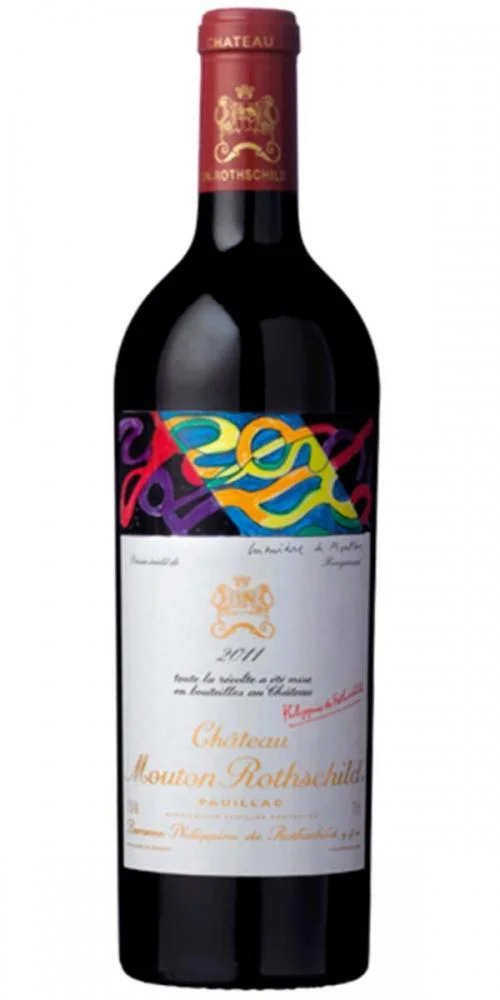 Вино Chateau Mouton Rothschild Pauillac AOC Premier Grand Cru Classe gift in box Шато Мутон Ротшильд в подарочной упаковке 2011 750 мл