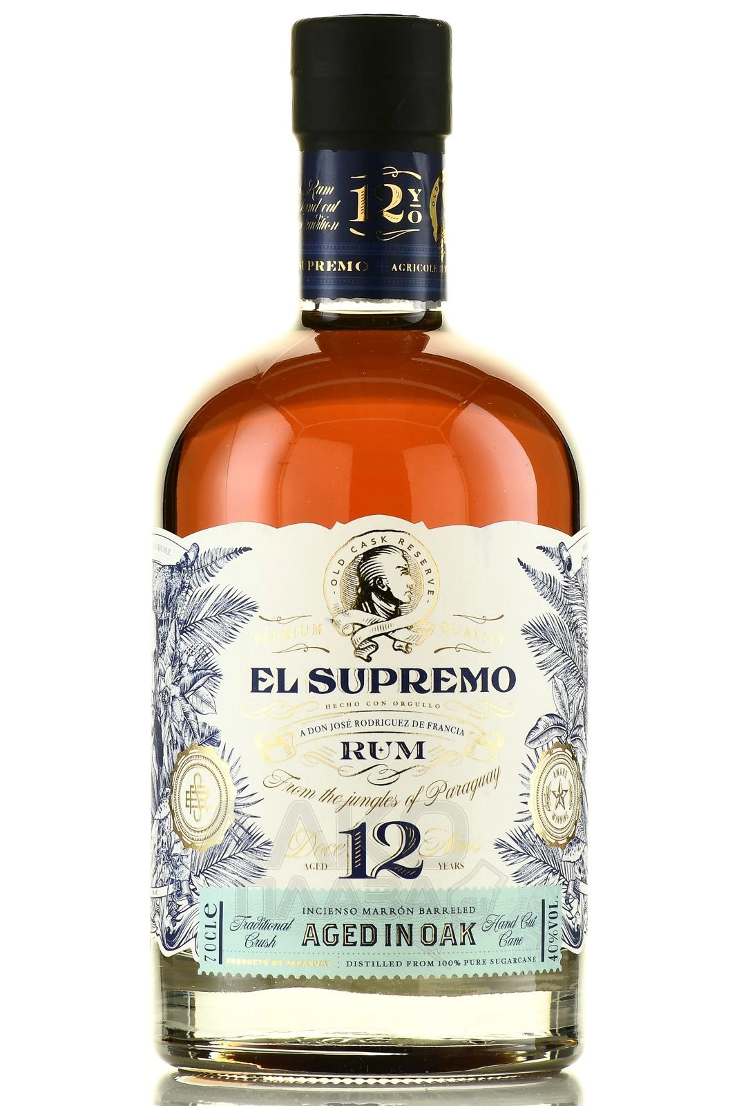 Ром  El Supremo 12 YO  700 мл  