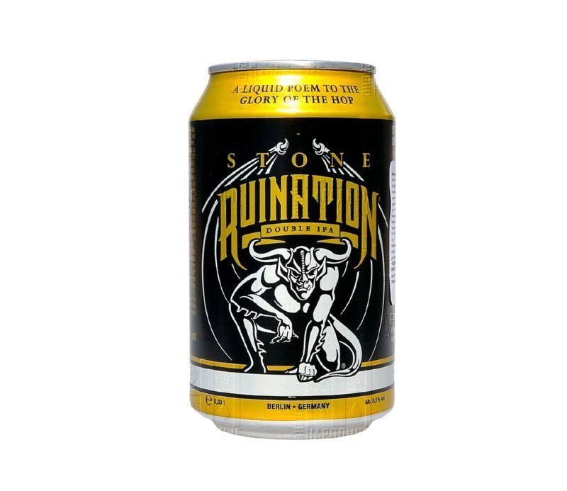 Пиво Stone Ruination Double IPA /Стоун "Руинейшн Дабл ИПА"330 мл (под заказ)
