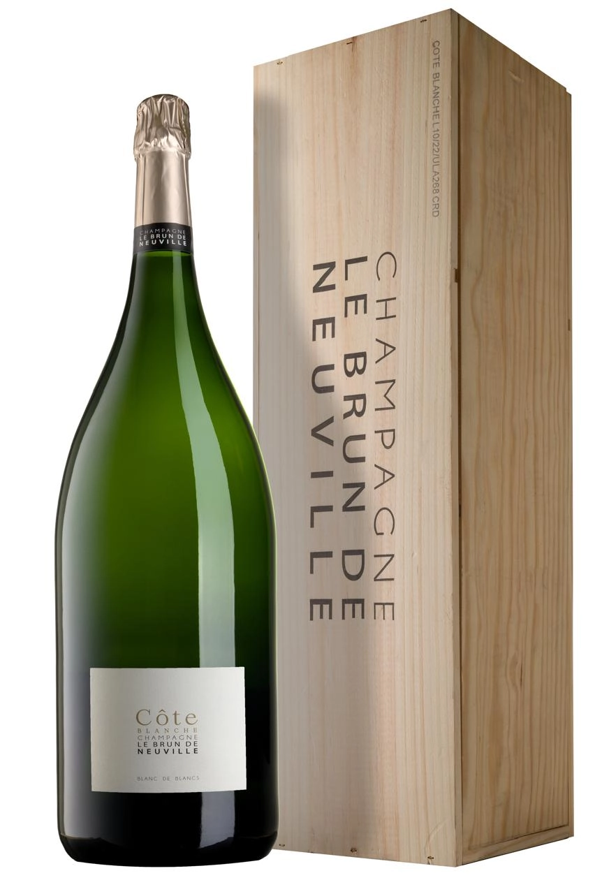 Шампанское Le Brun de Neuville Cote Blanche Blanc de Blancs Brut  woden box 6000 мл