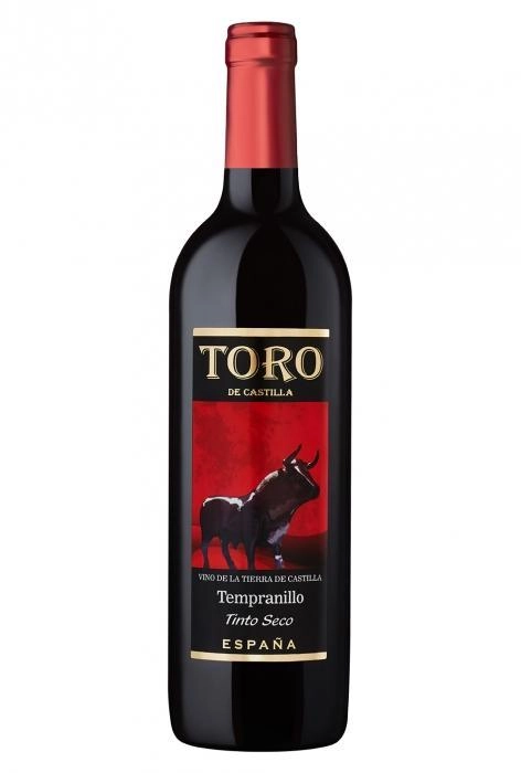 Вино Toro de castilla Tempranillo, Торо де Кастилья Темпранильо, красное сухое 0,75